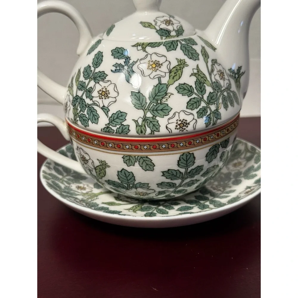 Gardenia Charm Fine Porcelain Tea For One Set